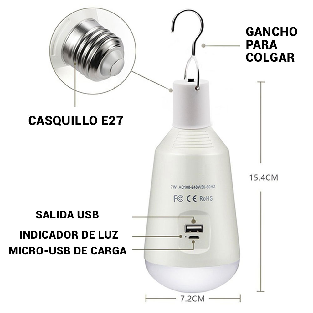 Bombilla LED multi-funcional